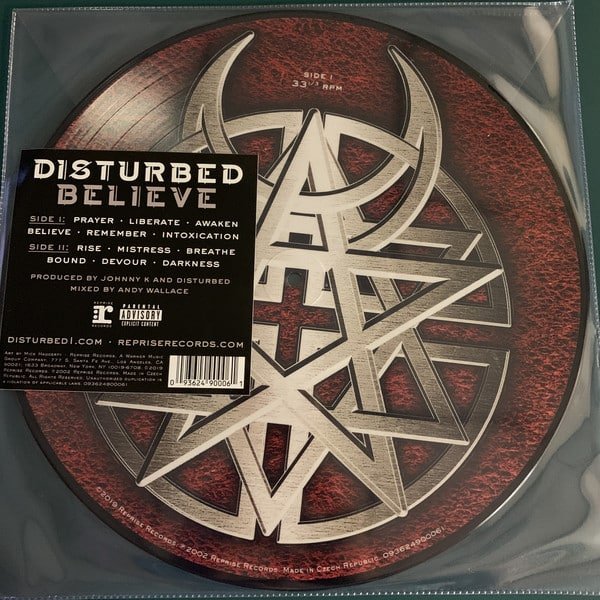 Believe - Disturbed - metafield_custom.product_key_info - - The Vinyl Store