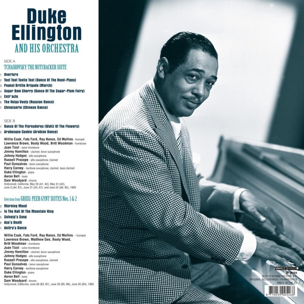 Tchaikovsky: Nutcracker Suite / Grieg: Peer Gynt Suites Nos. 1 & 2 - Duke Ellington & His Famous Orchestra - metafield_custom.product_key_info - 8719039005468 - The Vinyl Store