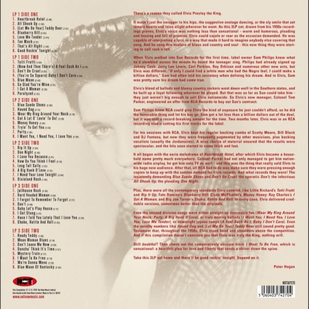 Elvis In The 50's - Elvis Presley - metafield_custom.product_key_info - 5060403742704 - The Vinyl Store
