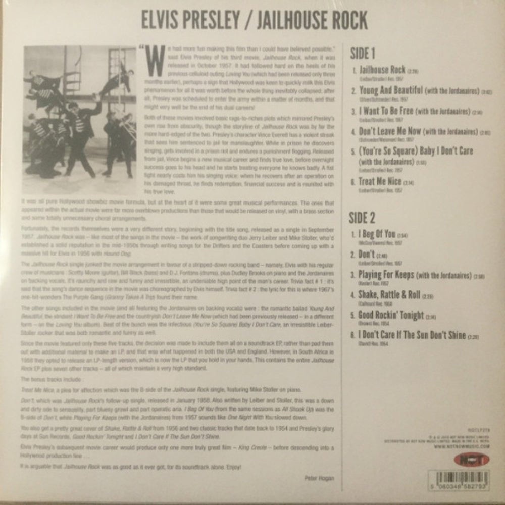 Jailhouse Rock - Elvis Presley - lp - - The Vinyl Store