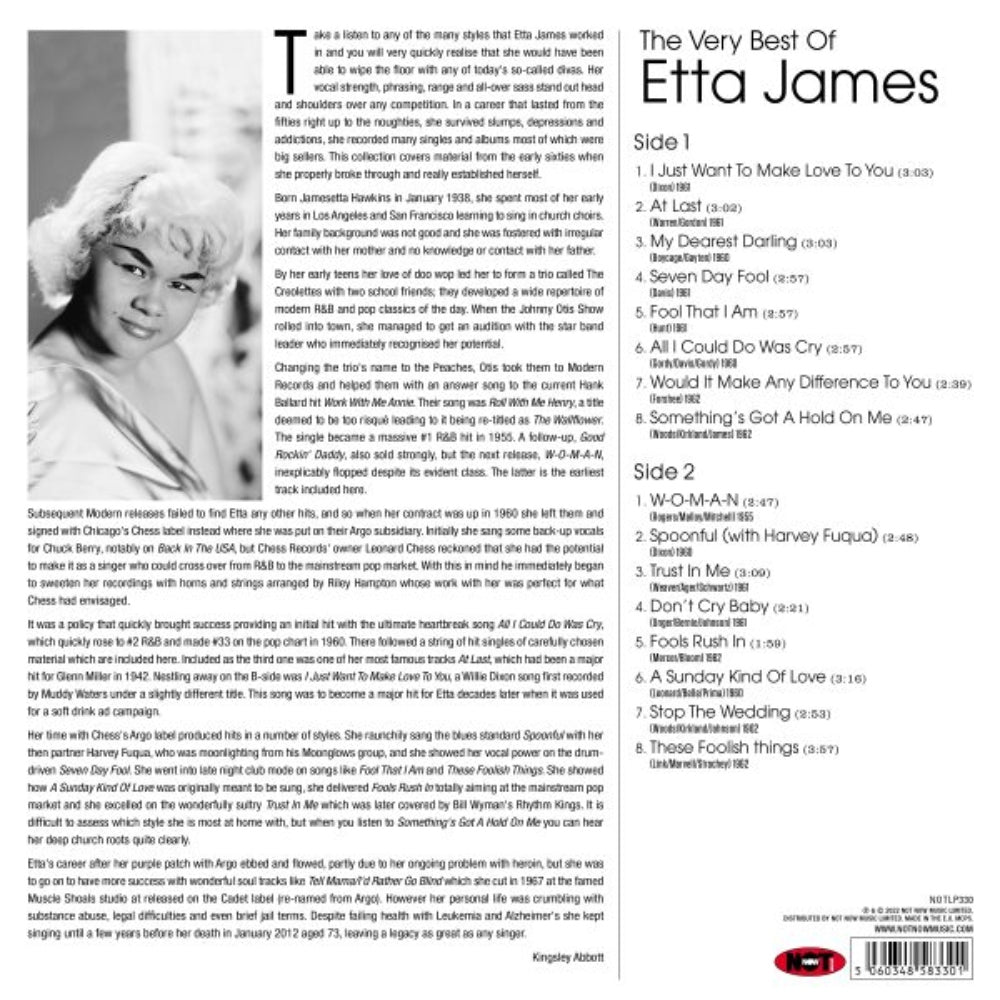 Very Best Of - Etta James - lp - - The Vinyl Store