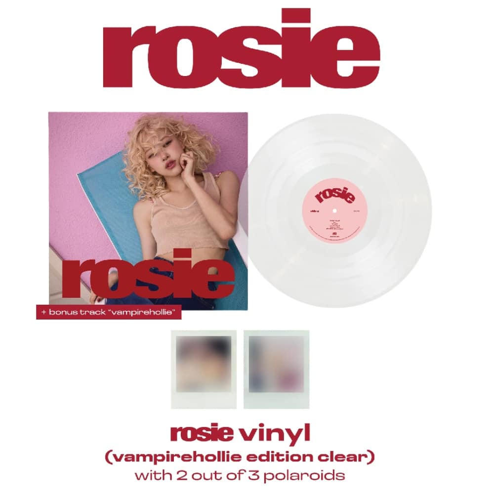 Rosé - rosie - Rosé - Vampirehollie Edition Clear Vinyl LP - The