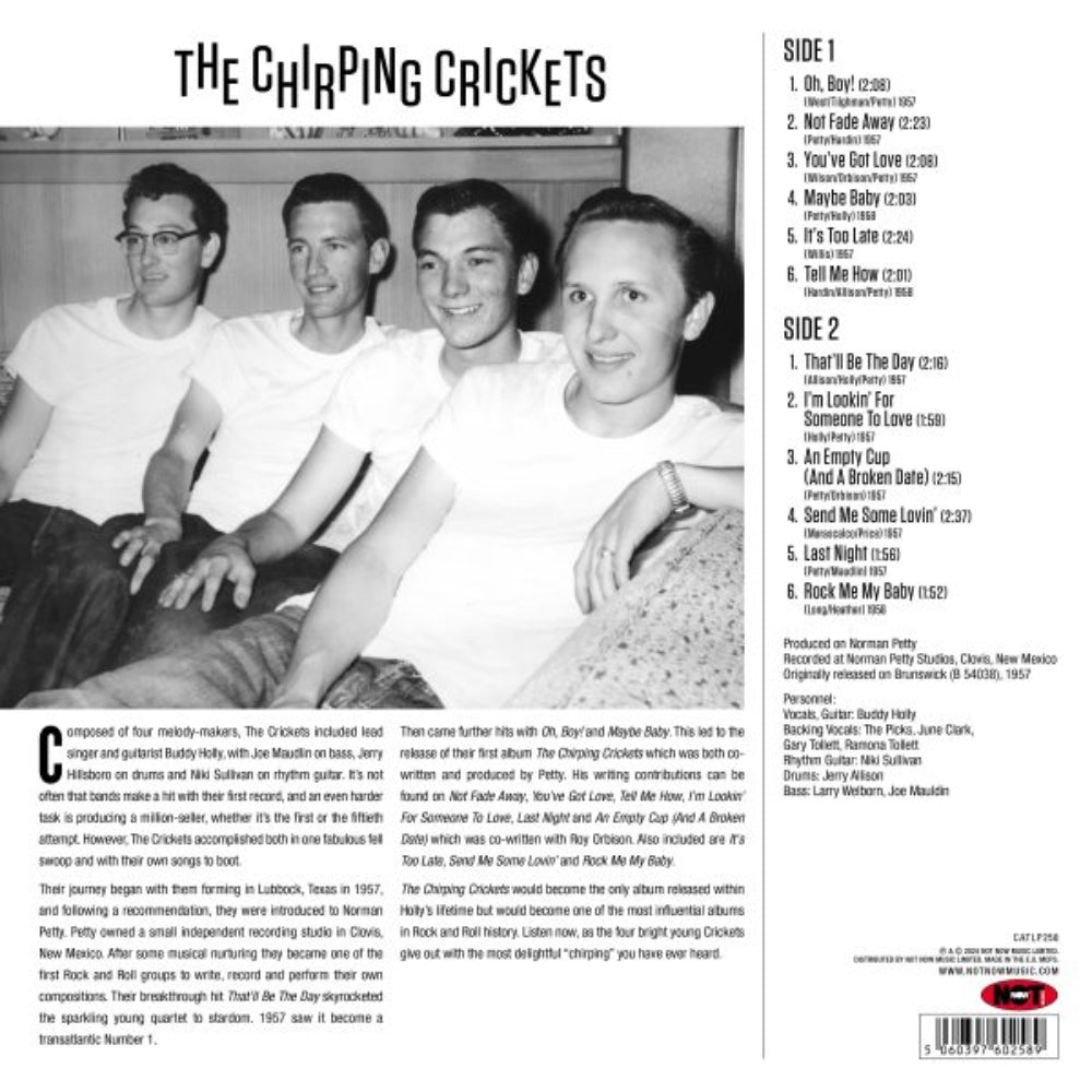 The Chirping Crickets - The Crickets - lp - 5060397602589 - The Vinyl Store