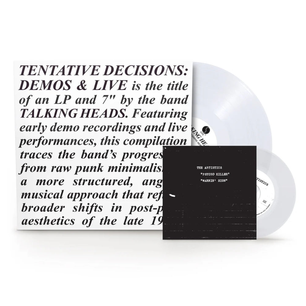 Tentative Decisions: Demos & Live - Talking Heads - metafield_custom.product_key_info - - The Vinyl Store
