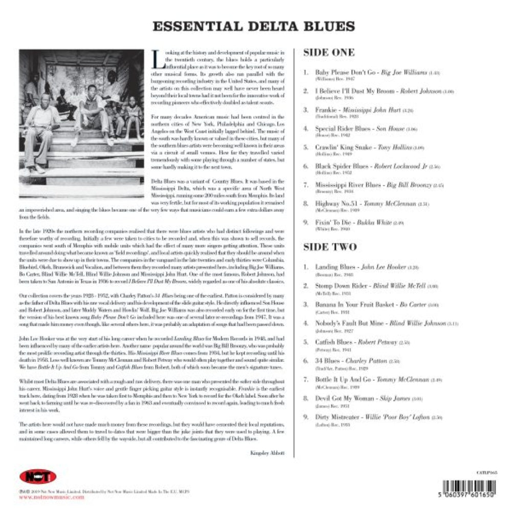 Essential Delta Blues - Various Artists - metafield_custom.product_key_info - - The Vinyl Store