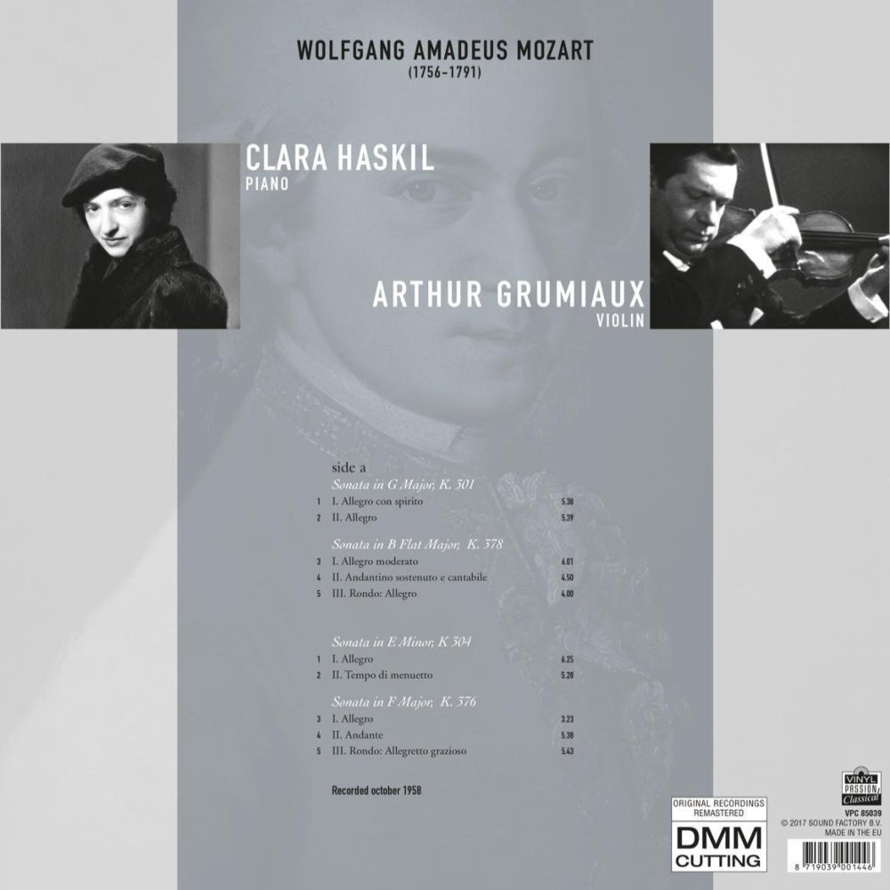 Sonatas For Piano & Violin - W.A. Mozart - metafield_custom.product_key_info - 8719039001446 - The Vinyl Store