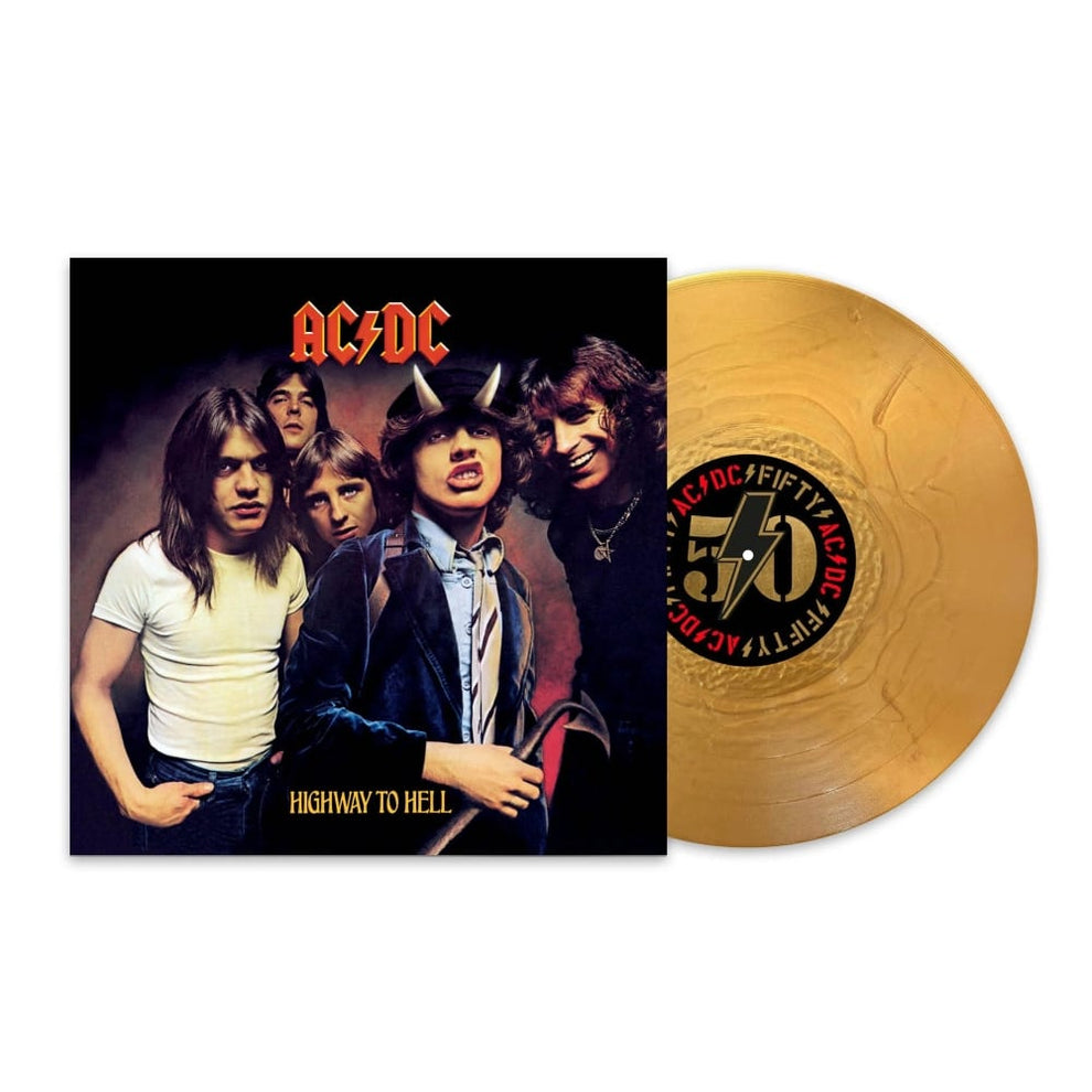 AC/DC - Highway To Hell - AC/DC - 50th Anniversary Gold Vinyl, Reissue ...