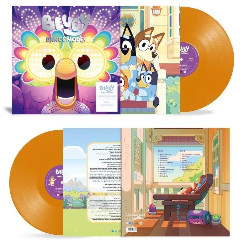 Docket Bluey Bluey - Bluey: Dance Mode! LP – The Vinyl Store