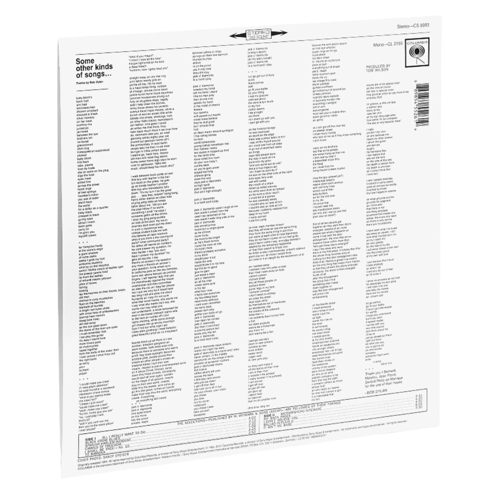 Another Side Of Bob Dylan - Bob Dylan - metafield_custom.product_key_info - 889854552619 - The Vinyl Store