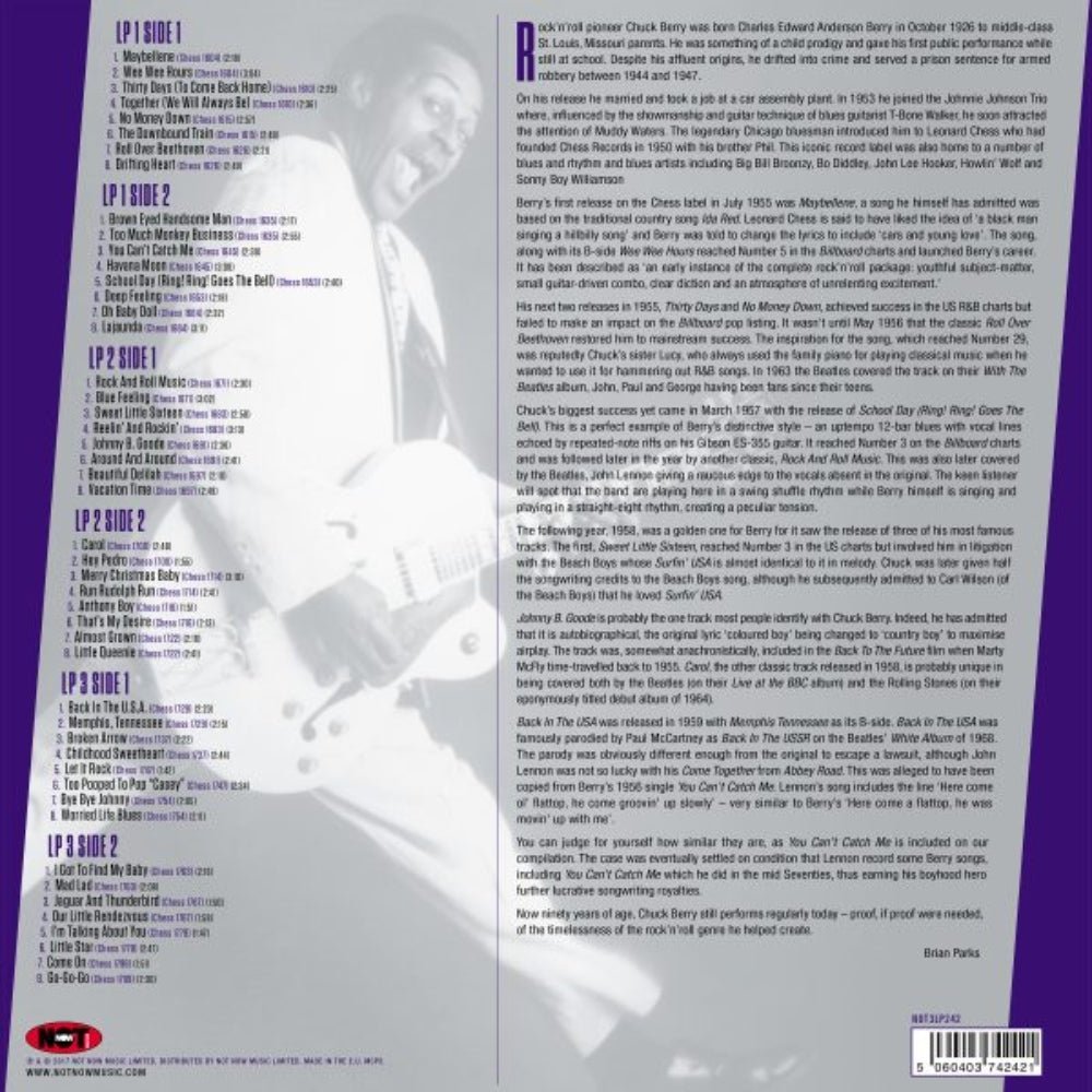 The Singles Collection - Chuck Berry - 3lp - 5060403742421 - The Vinyl Store