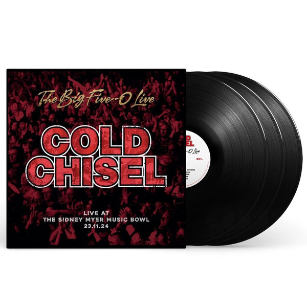 Cold Chisel - The Big Five-0 Live - Cold Chisel - Black Vinyl 3LP - The ...