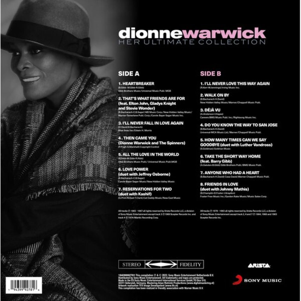 Her Ultimate Collection - Dionne Warwick - metafield_custom.product_key_info - 194399927816 - The Vinyl Store