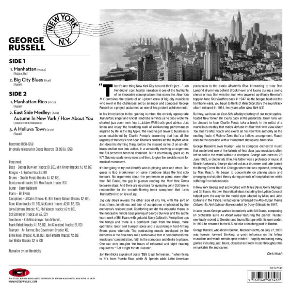 New York, N.Y - George Russell - lp -  - The Vinyl Store