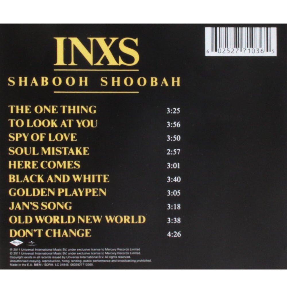 Shabooh Shoobah (CD Format) - INXS - metafield_custom.product_key_info - 602527710365 - The Vinyl Store