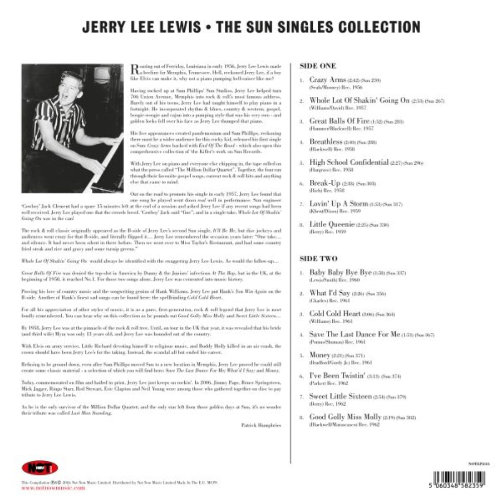 Sun Singles - Jerry Lee Lewis - metafield_custom.product_key_info -  - The Vinyl Store