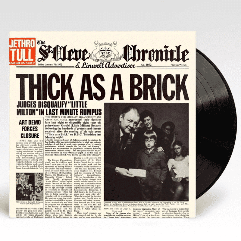 Jethro Tull - Thick As A Brick - Jethro Tull - Vinyl LP, Reissue - The ...