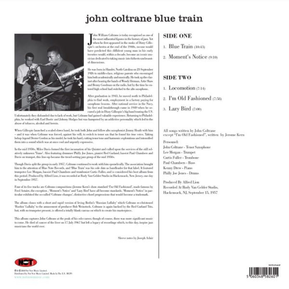 Blue Train - John Coltrane - lp -  - The Vinyl Store