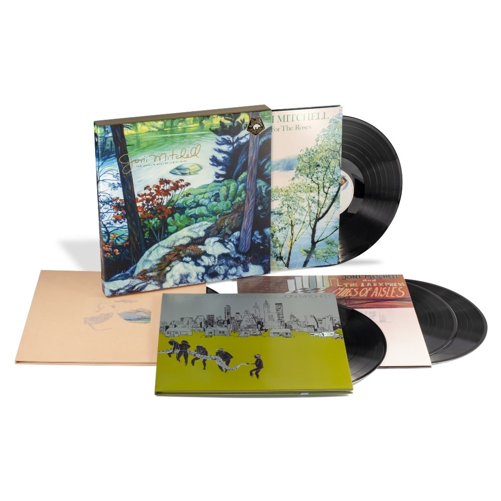 The Asylum Albums, Part I (1972 - 1975) Compilation - Joni Mitchell - 5lp - 603497841356 - The Vinyl Store