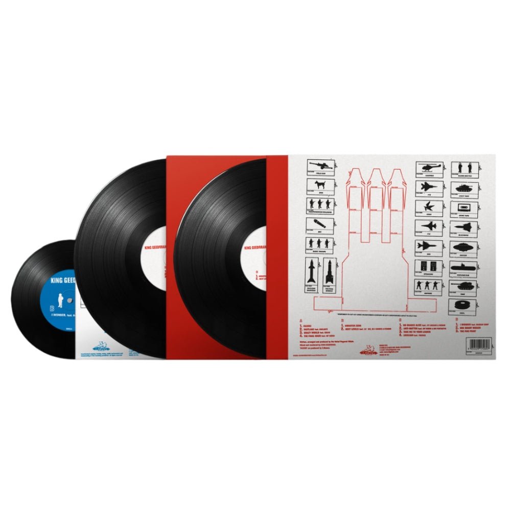Take Me To Your Leader + Anti - Matter 7” - King Geedorah - metafield_custom.product_key_info - 5054429172607 - The Vinyl Store