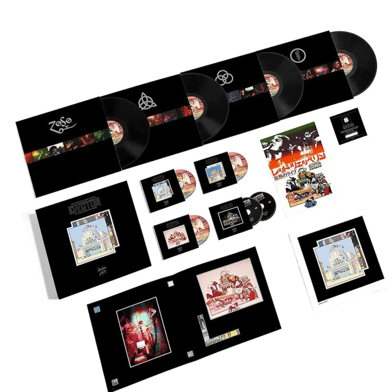 The Songs Remains The Same - Led Zeppelin - 2cd - 4lp - 2dvd - 603497859405 - The Vinyl Store