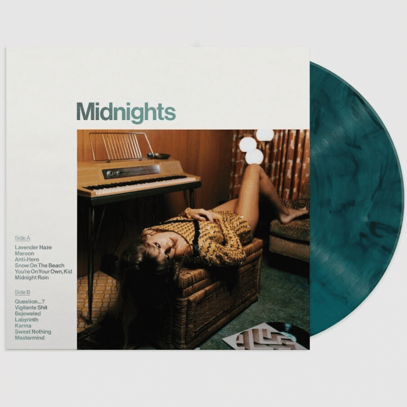Midnights - Taylor Swift - lp - 602445790050 - The Vinyl Store