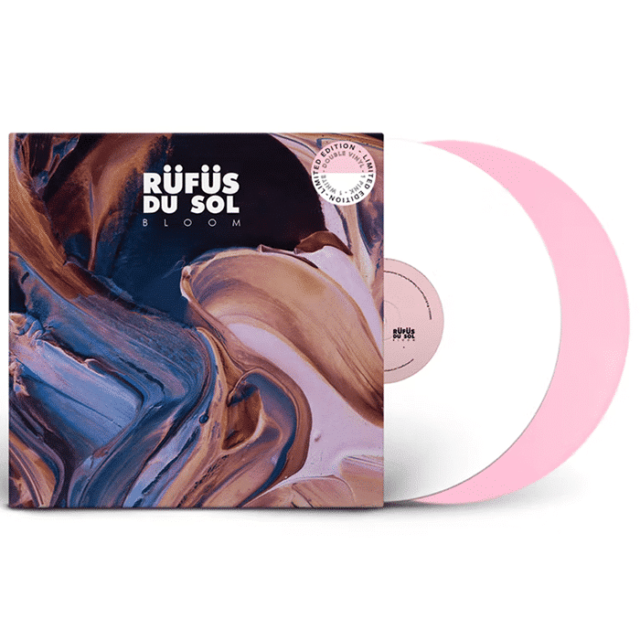 Rüfüs Du Sol - Bloom - Rüfüs Du Sol - 2LP Set Pink / White Vinyl ...