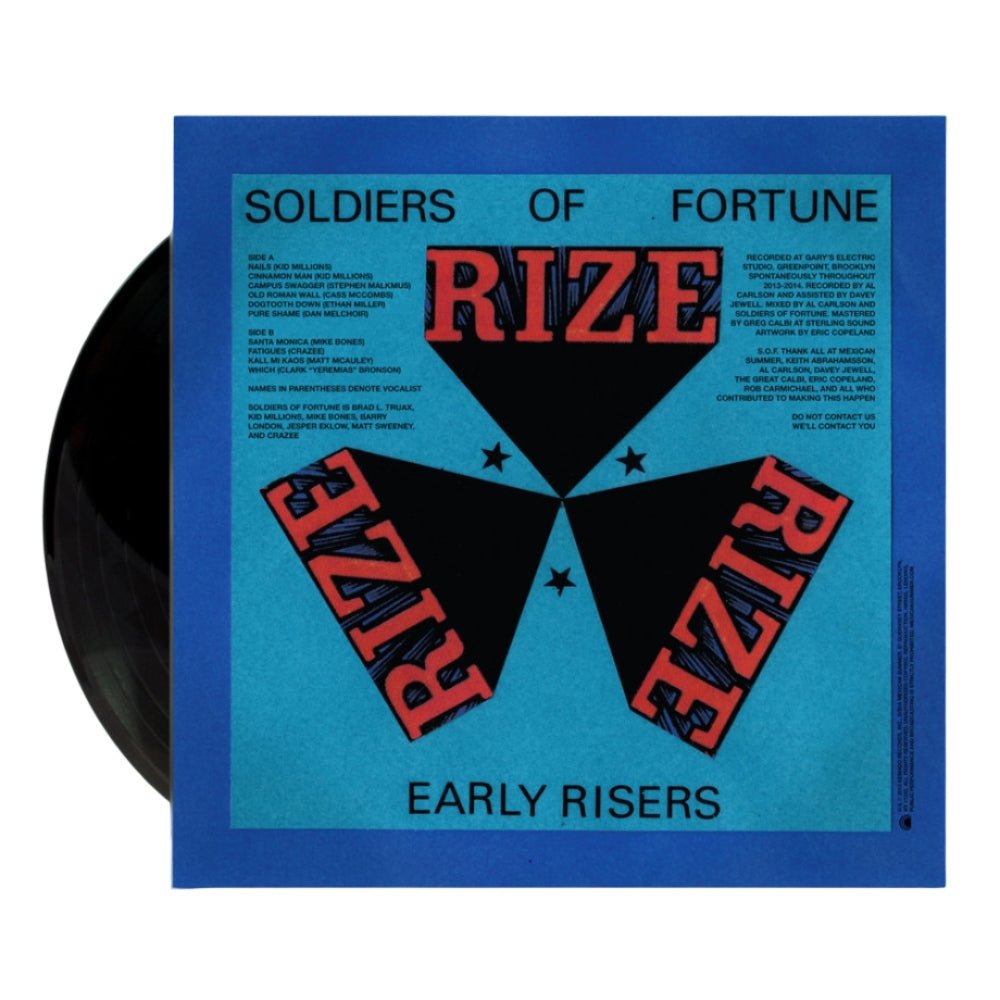 Early Risers - Soldiers Of Fortune - metafield_custom.product_key_info -  - The Vinyl Store