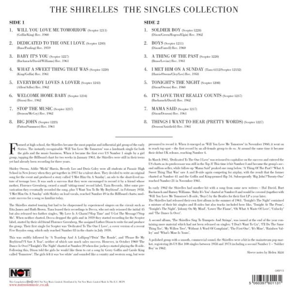 The Singles Collection - The Shirelles - lp -  - The Vinyl Store
