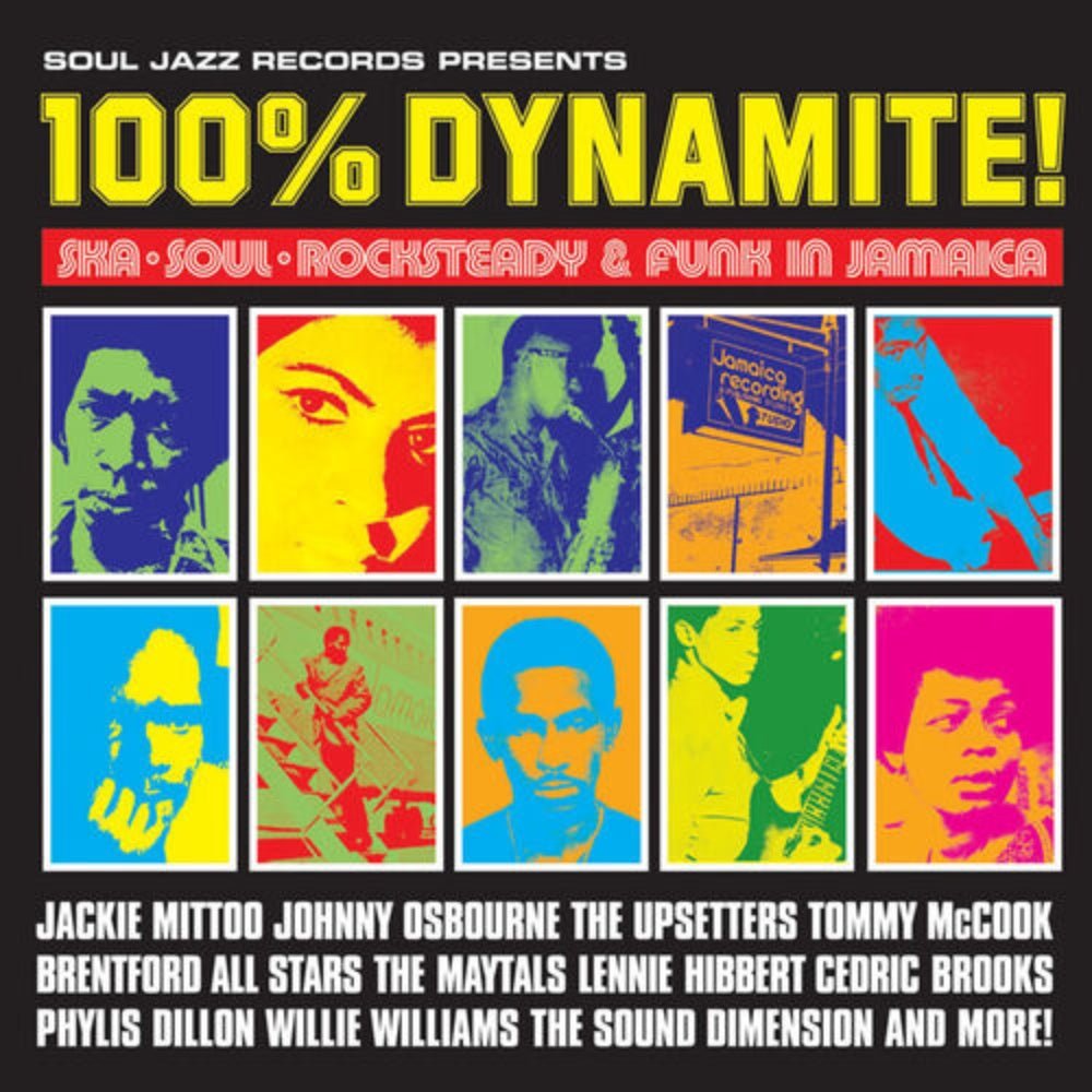 100% Dynamite! Ska, Soul, Rocksteady & Funk in Jamaica - Various Artists - metafield_custom.product_key_info - 5026328003214 - The Vinyl Store