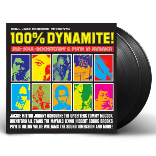 100% Dynamite! Ska, Soul, Rocksteady & Funk in Jamaica - Various Artists - metafield_custom.product_key_info - 5026328003214 - The Vinyl Store