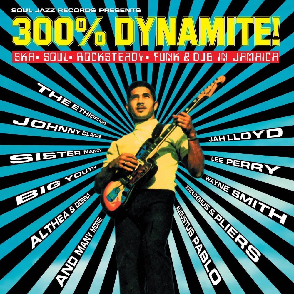 300% Dynamite! Ska, Soul, Rocksteady, Funk & Dub in Jamaica - Various Artists - metafield_custom.product_key_info - 5026328405438 - The Vinyl Store